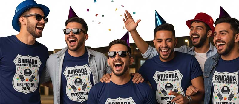 camisetas para despedidas